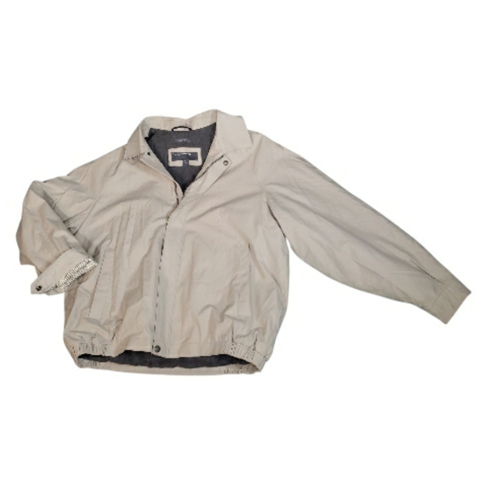 Perry Ellis Mens Portfolio Micro Cotton Fiber Minimalist Tailored Jacket Coat XL